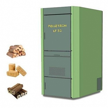 Автоматическая тепловая станция: отопление и Гвс для современного коттеджа Пеллетрон-Lf 30 (Pelletron)